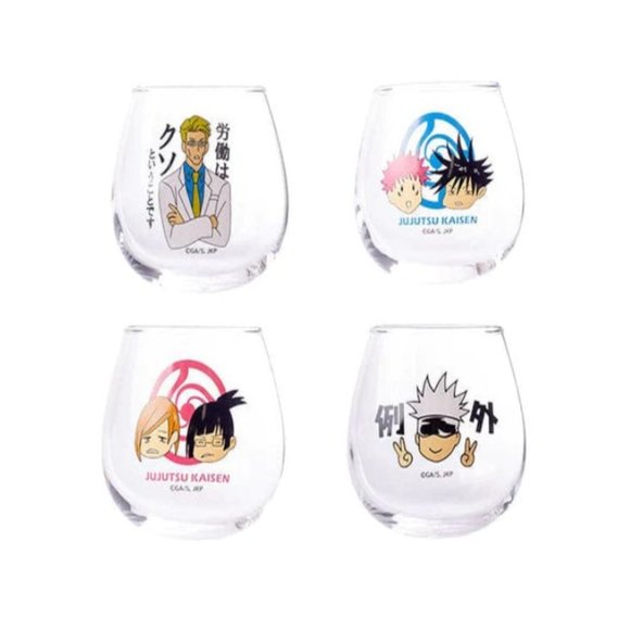 Jujutsu Kaisen - Drinking Glass Sets (4 Glass Cups) - Picture 2 of 5